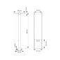Preview: POPA SOLAR Sensor Stehleuchte 1,6W 120° 4.000K 1.000mm